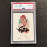 2007 Topps #135 Jered Weaver Signed Card AUTO PSA/DNA Slabbed Angels