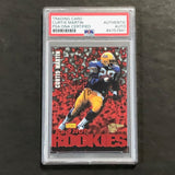 1996 Classic NFL Rookies #R1 Curtis Martin Signed Card AUTO PSA Slabbed Pitt