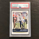 2016 Panini #270 Eric Weddle Signed Card AUTO PSA Slabbed Chargers