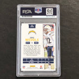 2016 Panini #270 Eric Weddle Signed Card AUTO PSA Slabbed Chargers