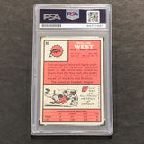 1966 NFL #86 Willie West Signed Card AUTO PSA Slabbed Dolphins