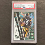 2010 Panini #E22 Santonio Holmes Signed Card AUTO PSA slabbed Steelers