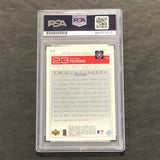 2003 Upper Deck #329 Mark Teixeira Signed Card AUTO PSA Slabbed Rangers