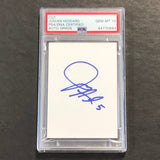 Juwan Howard Signed Cut AUTO 10 PSA/DNA Slabbed Rockets