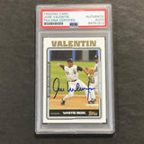 2005 Topps #245 Jose Valentin Signed Card PSA Slabbed Auto White Sox