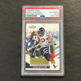 2007 Score #219 Mario Williams Signed Card PSA Slabbed AUTO Texans