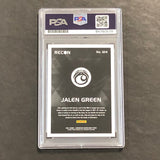 2021-22 Panini Chronicles Recon Draft Picks #124 Jalen Green Auto 10 PSA Slabbed RC Rockets