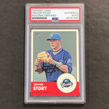 2012 Topps Heritage #46 Trevor Story Signed Card PSA Slabbed Auto Tourists