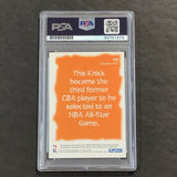 1993 Skybox #408 Charlie Ward Signed Card PSA Slabbed Knicks