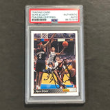 1992-93 Upper Deck #131 Sean Elliott Signed Card Auto PSA Slabbed Spurs