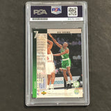 1993-94 Upper Deck #52 Dee Brown Signed Card AUTO PSA Slabbed Celtics