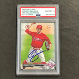 2017 Bowman 1st #BD-77 Connor Seabold Signed Card AUTO 10 PSA Slabbed Auto Phillies