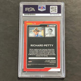 2021 Panini Prizm Racing Flashbacks #77 Richard Petty Signed Card AUTO PSA Slabbed Nascar