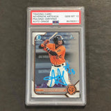 2022 1st Bowman Chrome #BCP-82 Aeverson Arteaga Signed Card PSA Slabbed Auto 10 Giants