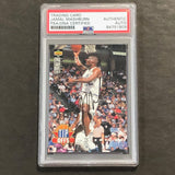 1995 Upper Deck Collector's Choice #171 Jamal Mashburn Signed Card PSA Slabbed