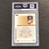 1995 Upper Deck Collector's Choice #171 Jamal Mashburn Signed Card PSA Slabbed