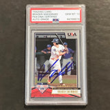 2019 Panini USA Stars & Stripes #99 Braden Shewmake Signed Card Auto Grade 10 PSA Slabbed