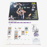 2000 Sacramento Kings Signed Calendar PSA/DNA Autographed