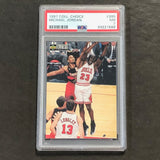 1997 Collectors Choice #395 Michael Jordan PSA 7 NM Bulls