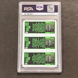 2003 Topps Rookie Matrix Lebron James, Darko Milicic, Chris Kaman PSA VG 3