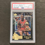 1995 Upper Deck Jordan Collection 1987 Slam Dunk Champ #JC5 Michael Jordan PSA VG EX 4 Bulls