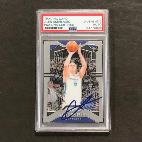 2019-20 Panini Prizm #299 Alen Smailagic Signed Rookie Card AUTO PSA Slabbed RC Warriors