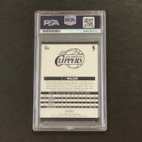 2014-15 Panini NBA Hoops #283 C.J. Wilcox Signed Card AUTO PSA Slabbed Clippers