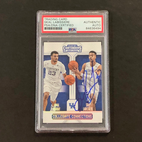 2016-17 Contenders Draft Picks #1 Skal Labissiere Signed Card PSA Slabbed Kentucky