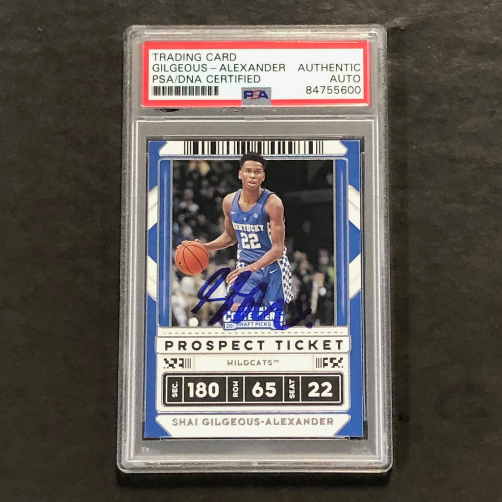 Shai Gilgeous-Alexander Panini Instant RC Auto 1/1 #IM-11 – Basketball Card  Guy