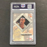 1995-96 Basketball Rookies #3 Stephon Marbury Signed Card AUTO PSA Slabbed Georgia Tech