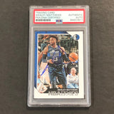2018-19 Panini NBA Hoops #103 Wesley Matthews Signed Card AUTO PSA Slabbed Mavericks