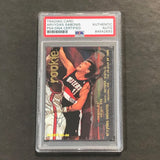 1995-96 Fleer #308 ARVYDAS SABONIS Signed Card AUTO PSA Slabbed Trail Blazers