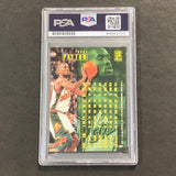 1995-96 Fleer #255 Gary Payton Signed Card AUTO PSA Slabbed Seattle Supersonics