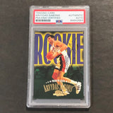 1996 Skybox Roadmap #239 ARVYDAS SABONIS Signed Card AUTO PSA Slabbed Trail Blazers