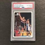 1999-00 Upper Deck MVP #131 ARVYDAS SABONIS Signed Card AUTO PSA Slabbed Trail Blazers