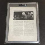 BOB COUSY signed Encapsulated Page PSA/DNA Boston Celtics Autographed