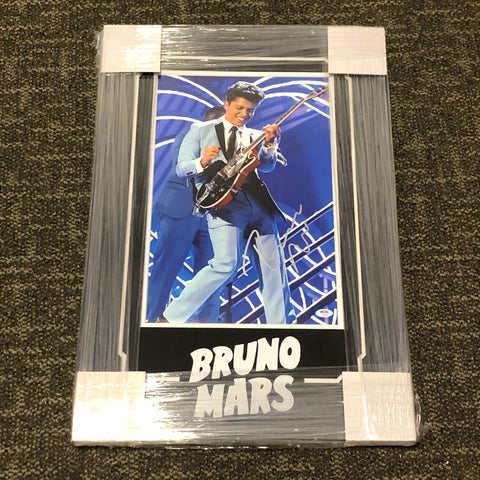 Bruno Mars Photo PSA/DNA 21x26 Framed Authentic