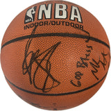 1997-98 Indiana Pacers Team Signed Basketball PSA/DNA Autographed