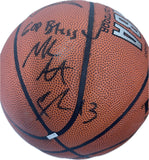 1997-98 Indiana Pacers Team Signed Basketball PSA/DNA Autographed