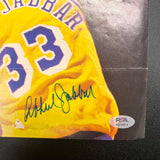 Kareem Abdul-Jabbar signed Sports Illustrated Magazine PSA/DNA Lakers Autographed