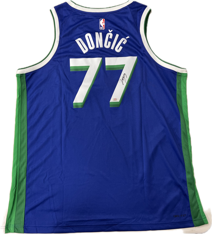 Luka Doncic signed jersey PSA/DNA Dallas Mavericks Autographed
