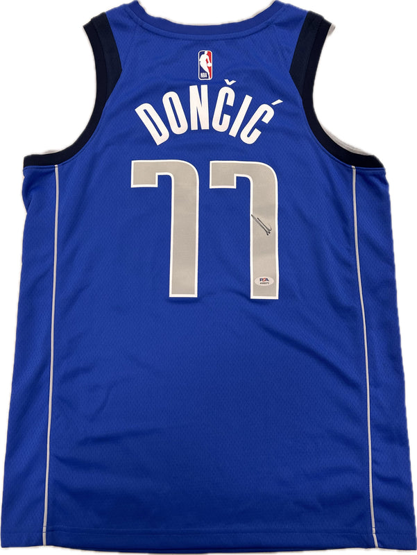 Luka Doncic signed jersey PSA/DNA Dallas Mavericks Autographed