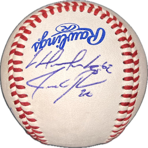Liam Hendricks Casey Fien Josh Roenicke Signed Baseball PSA/DNA Chicago White Sox Autographed