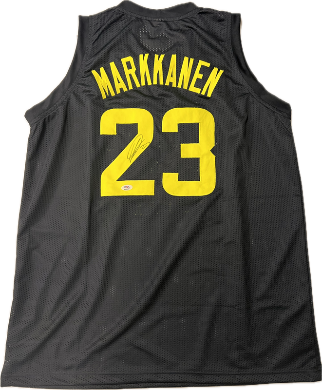 Lauri Markkanen signed jersey PSA/DNA Utah Jazz Autographed