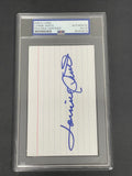 Lonnie Smith signed index card PSA/DNA Autographed Phillies