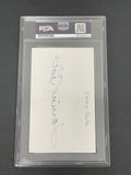 Lonnie Smith signed index card PSA/DNA Autographed Phillies