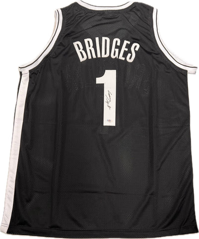 Mikal Bridges signed jersey PSA/DNA Brooklyn Nets Autographed