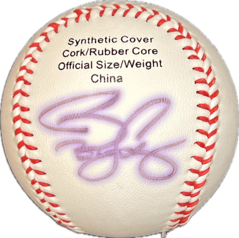 Boone Logan signed baseball PSA/DNA Autographed Yankees