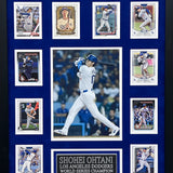 Shohei Ohtani 10-Card Custom Display Frame Los Angeles Dodgers