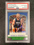 2012-13 Panini #130 Nikola Pekovic Signed Card AUTO PSA Slabbed Timberwolves